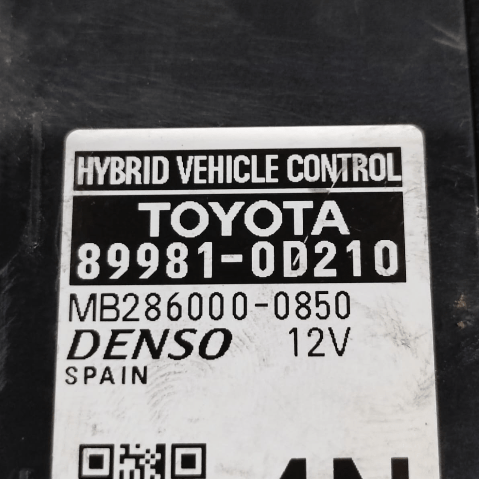 Centralina Controllo Batteria Hybrid Toyota Yaris Cross COD: 899810D210 (2020 - ) - F&P CRASH SRLS - Ricambi Usati
