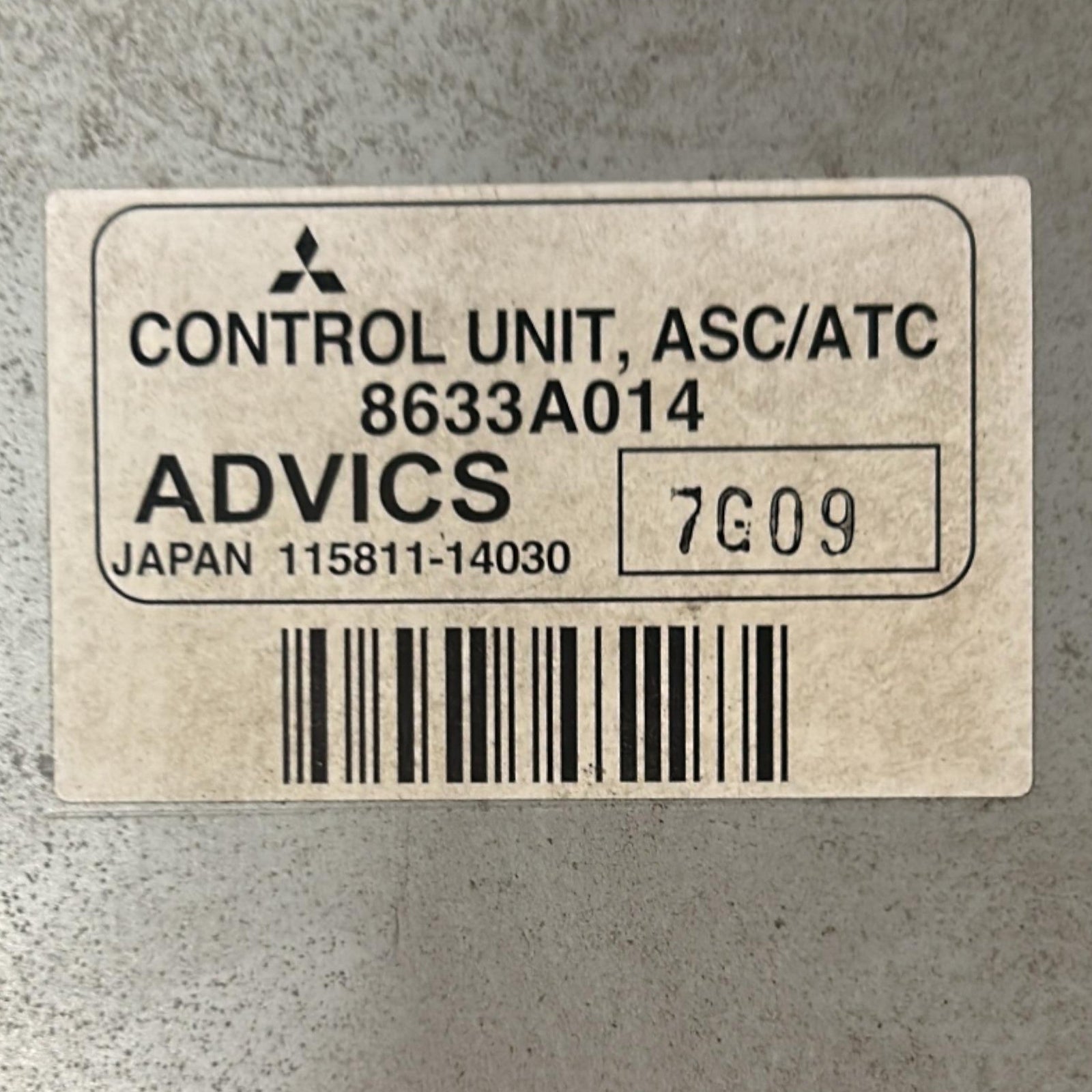 Centralina Controllo Di Trazione Mitsubishi Pajero (V80) cod.8633A014 3.2 Diesel (2006 > 2021) - F&P CRASH SRLS - Ricambi Usati