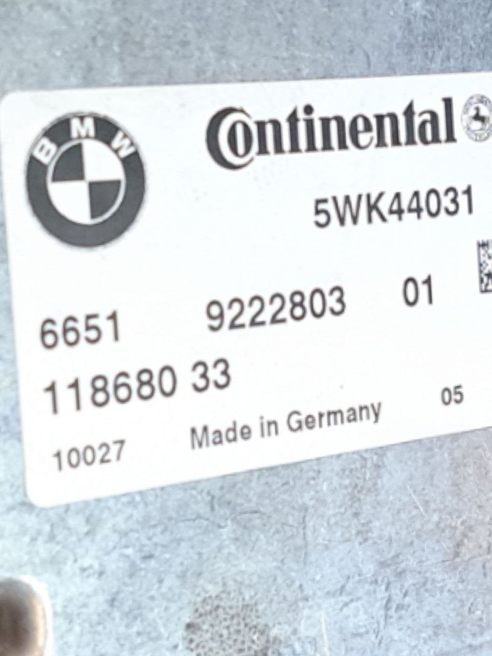 Centralina controllo elettronico frenata Bmw Serie 7 F01 - F02 (2008-2015) COD:9222803 - F&P CRASH SRLS - Ricambi Usati