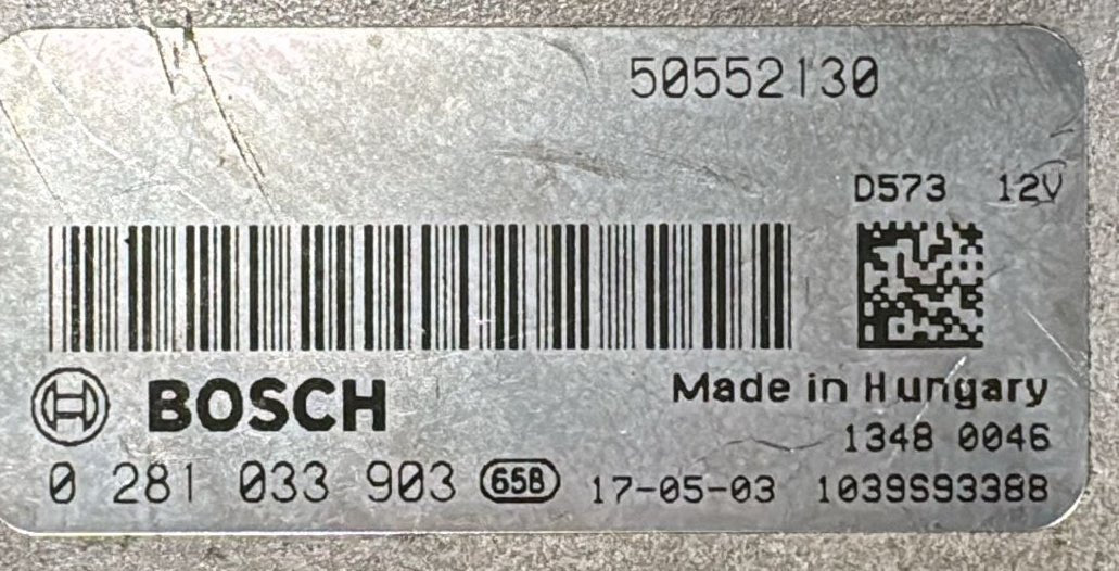 Centralina ecu motore Alfa Romeo Stelvio Q4 2.2 diesel cod.50552130 (2016 - ) - F&P CRASH SRL - Ricambi Usati
