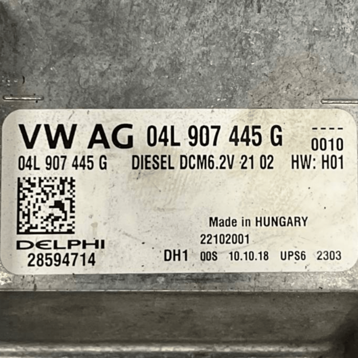 Centralina Ecu Motore Audi Q2 1.6 Diesel (2016 - ) cod: 04L907445G - F&P CRASH SRL - Ricambi Usati