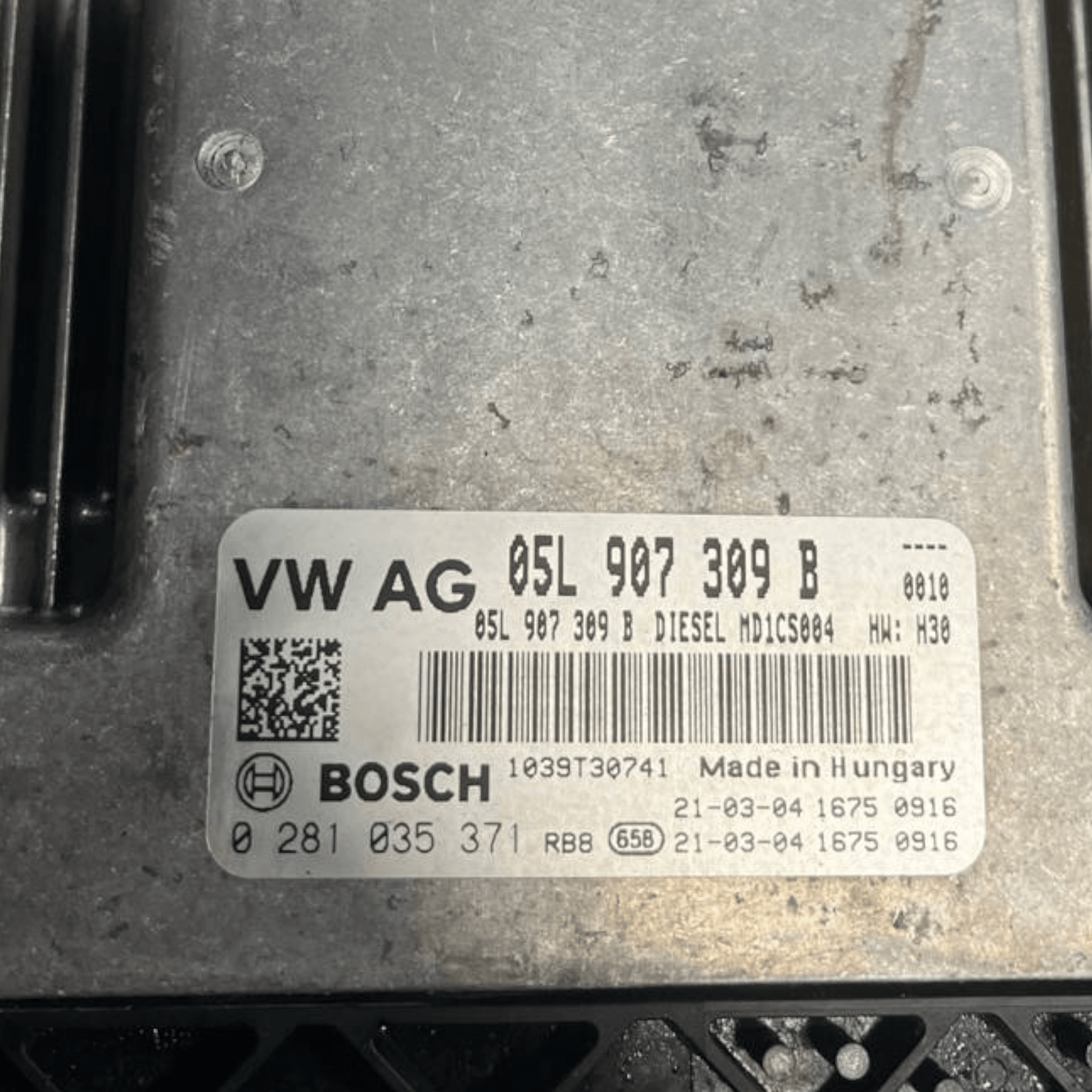 Centralina Ecu Motore Audi Q3 F3 Sportback 2.0 Diesel (2019>) cod: 05L907309B / cod: 0281035371 - F&P CRASH SRLS - Ricambi Usati