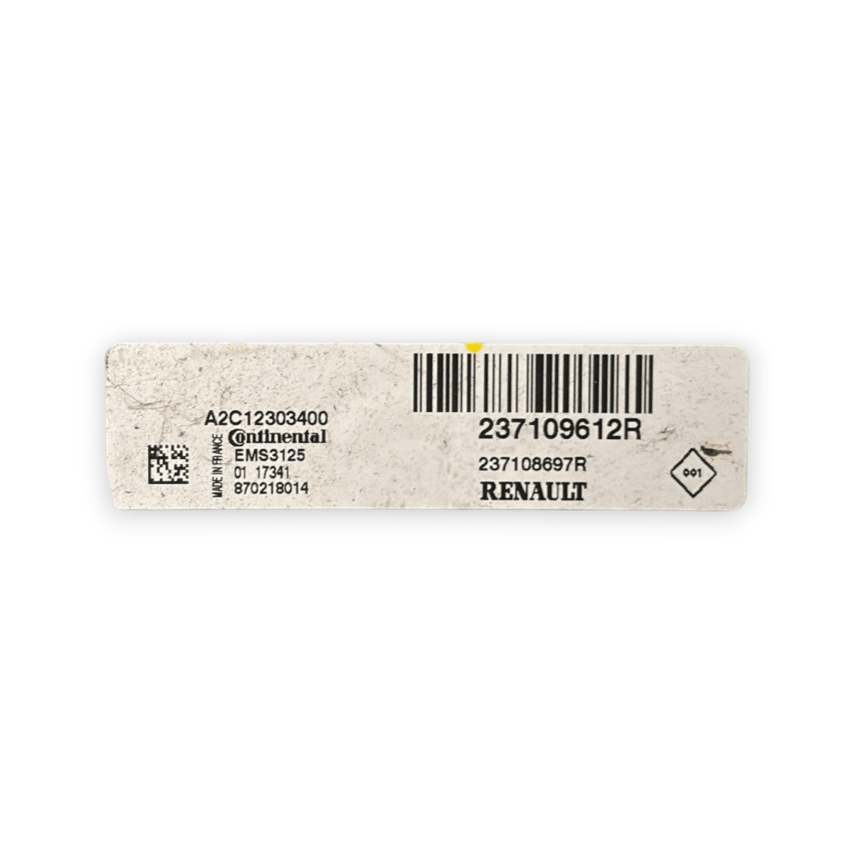 Centralina ecu motore dacia sandero II 1.0 benzina cod:237109612r (2012 - 2021) - F&P CRASH SRL - Ricambi Usati