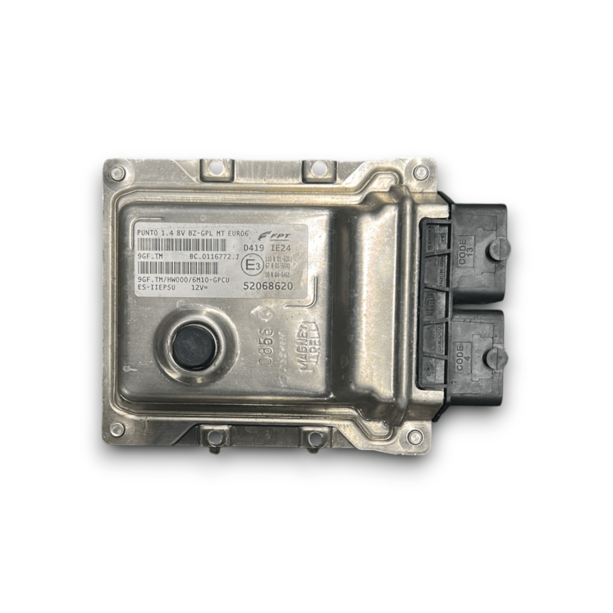 Centralina ecu motore fiat grande punto 1.4 benzina cod:52068620 (2005 > 2012) - F&P CRASH SRLS - Ricambi Usati