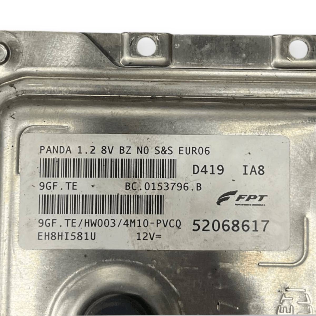 Centralina Ecu Motore Fiat Panda 312 - 319 1.2 Benzina (2012 - ) cod: 52068617 - F&P CRASH SRLS - Ricambi Usati