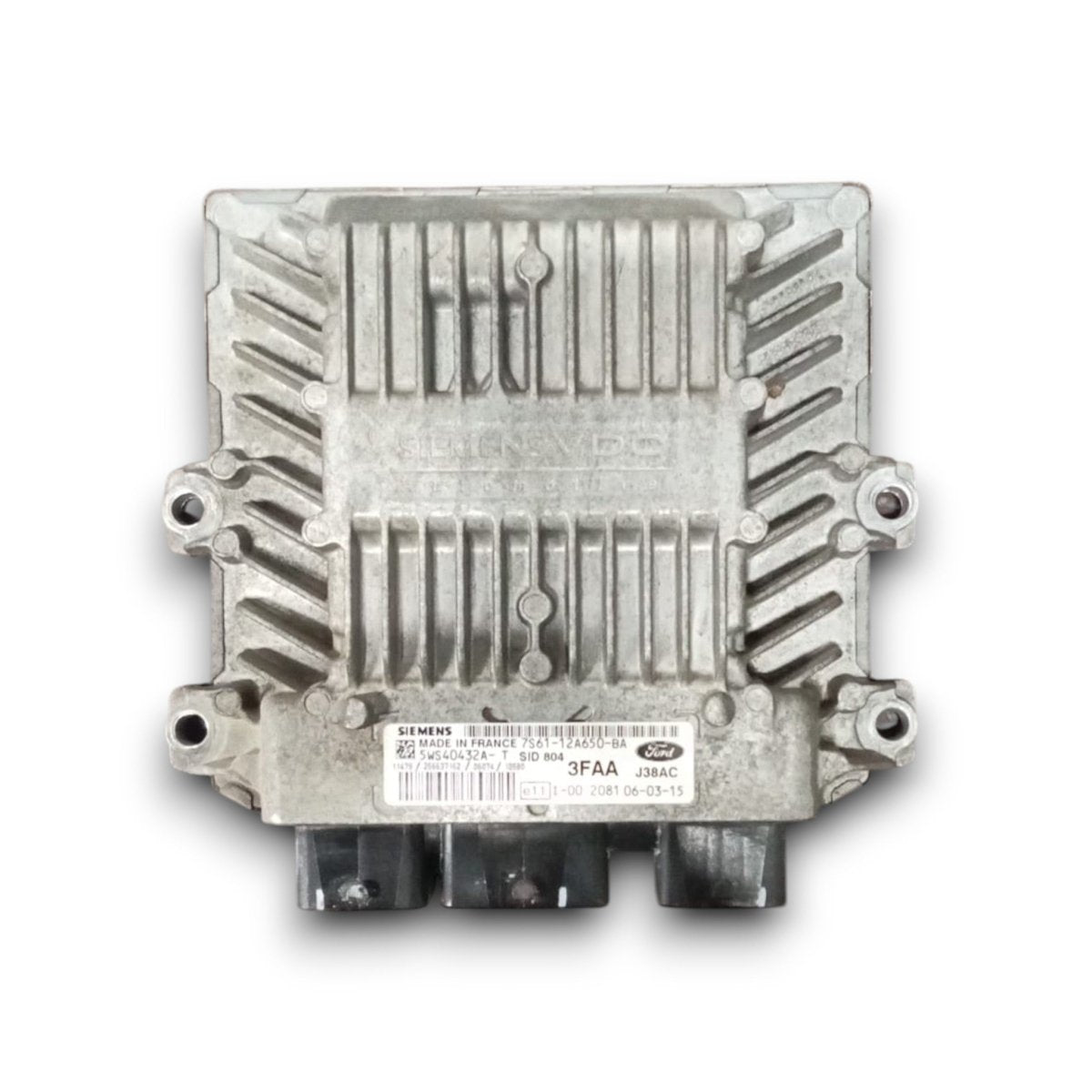Engine ECU control unit for Ford Fiesta v cod. 5ws40432a 1.4 diesel (2002 > 2008) - F&P CRASH SRL - Used Parts