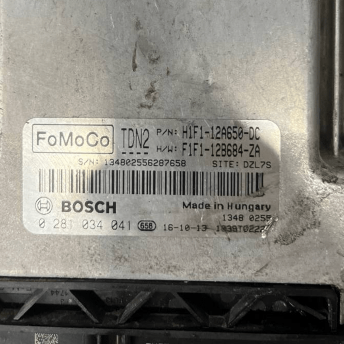 Centralina Ecu Motore Ford Focus III 1.5 Diesel (2011 al 2018) cod: H1F1 - 12A650 - DC / cod: 0281034041 - F&P CRASH SRLS - Ricambi Usati