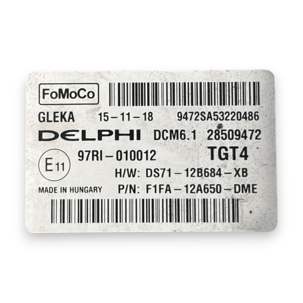 Centralina ecu motore ford kuga I 2.0 diesel cod:97ri - 010012 (2008 - 2012) - F&P CRASH SRL - Ricambi Usati