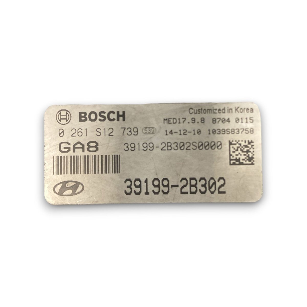 Centralina ecu motore hyundai tucson cod . 39199 - 2b302 1.7 diesel (2018 >) - F&P CRASH SRL - Ricambi Usati