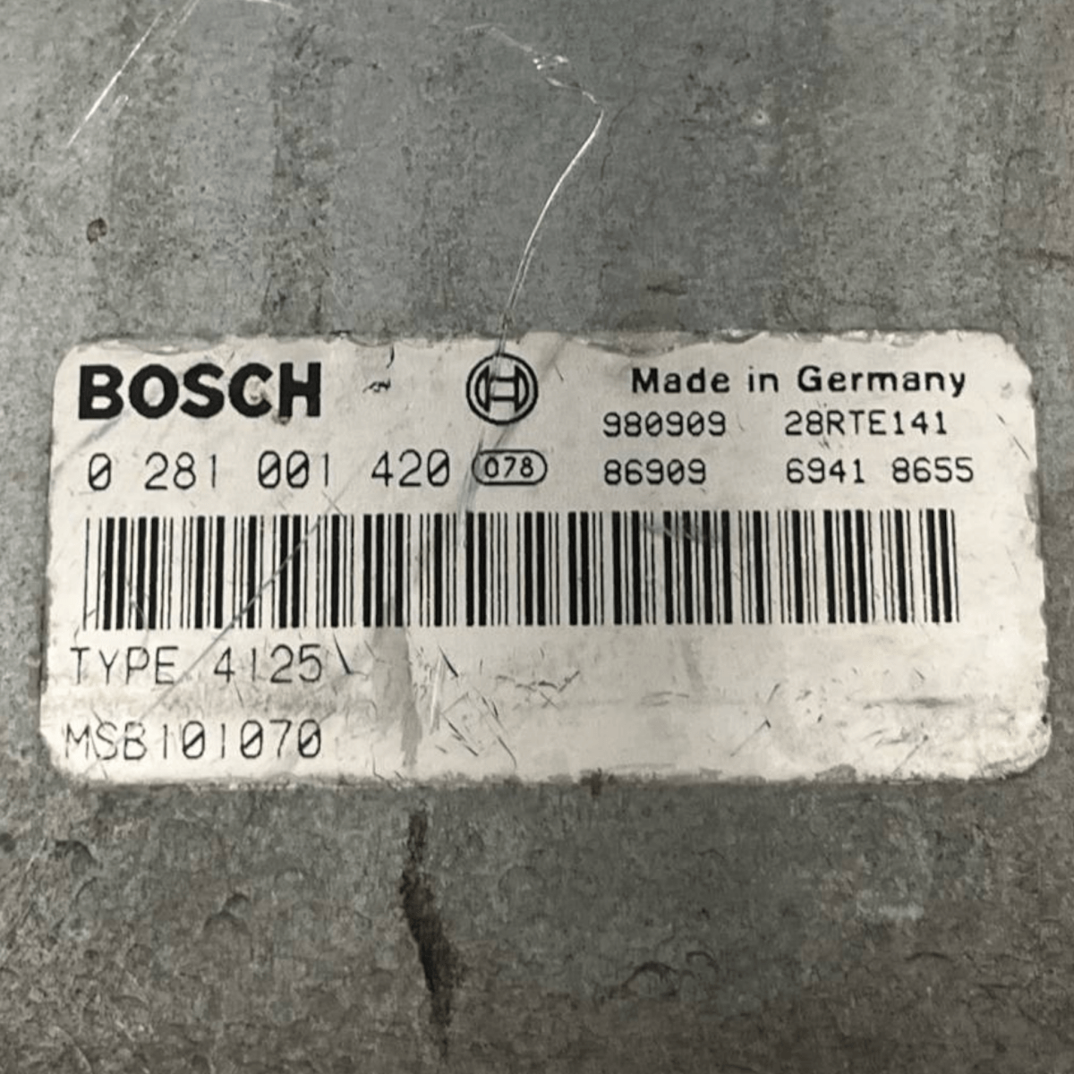 Centralina Ecu Motore Land Rover Freelander I 2.0 Diesel (1997 al 2006) cod: 0281001420 / cod: MSB101070 - F&P CRASH SRLS - Ricambi Usati