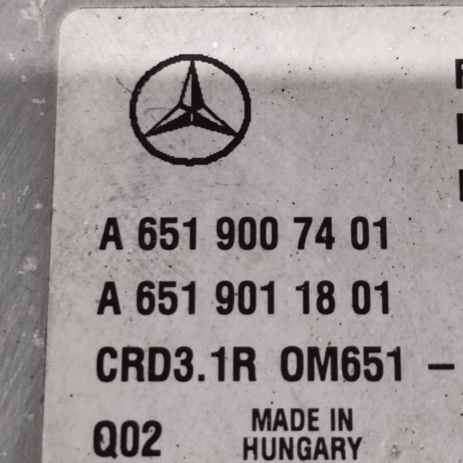 Centralina Ecu Motore Mercedes Classe E W212 2.2 Diesel COD: A6519007401 (2009 - 2016) - F&P CRASH SRLS - Ricambi Usati
