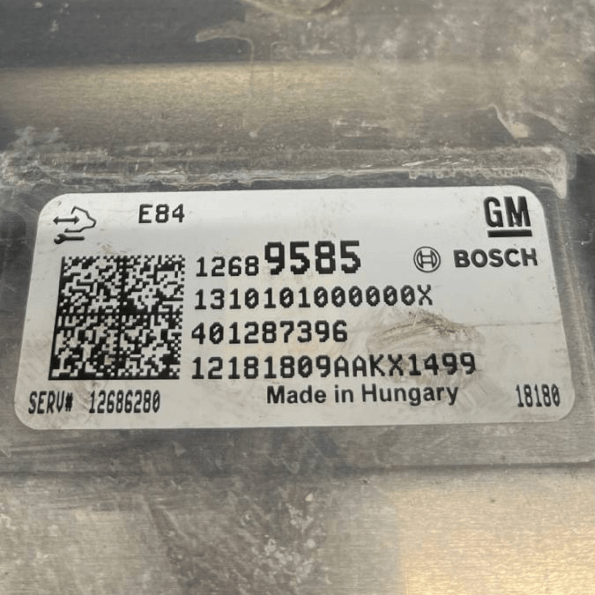 Centralina Ecu Motore Opel Karl 1.0 Benzina (2015 al 2019) cod: 12689585 - F&P CRASH SRLS - Ricambi Usati
