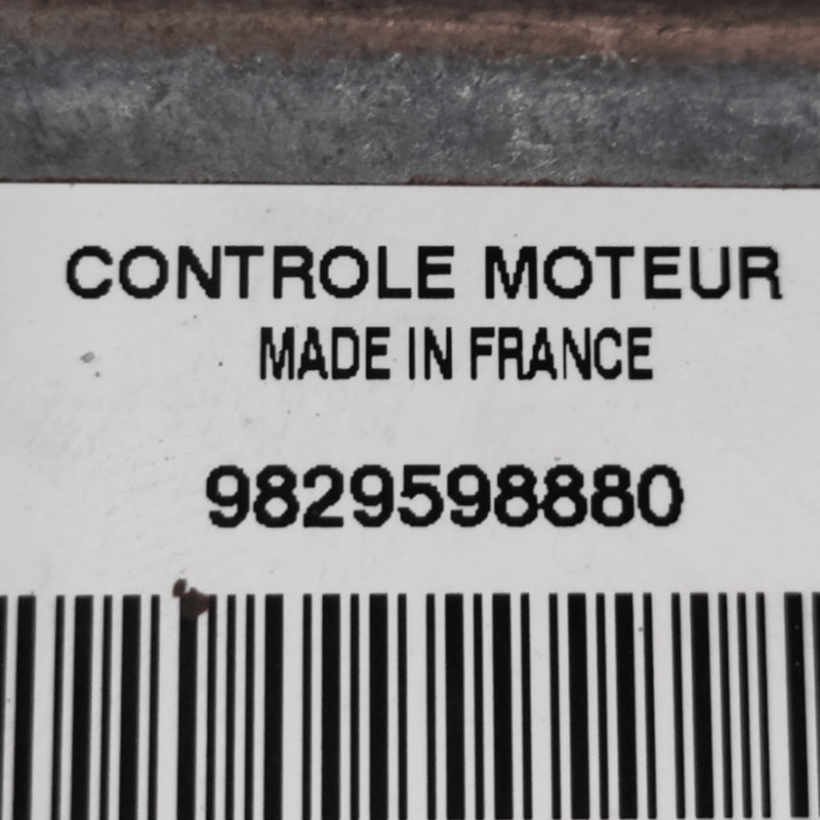 Centralina Ecu Motore Peugeot 208 II Serie 1.2 Benzina COD: 9829598880 (2019 - ) - F&P CRASH SRLS - Ricambi Usati