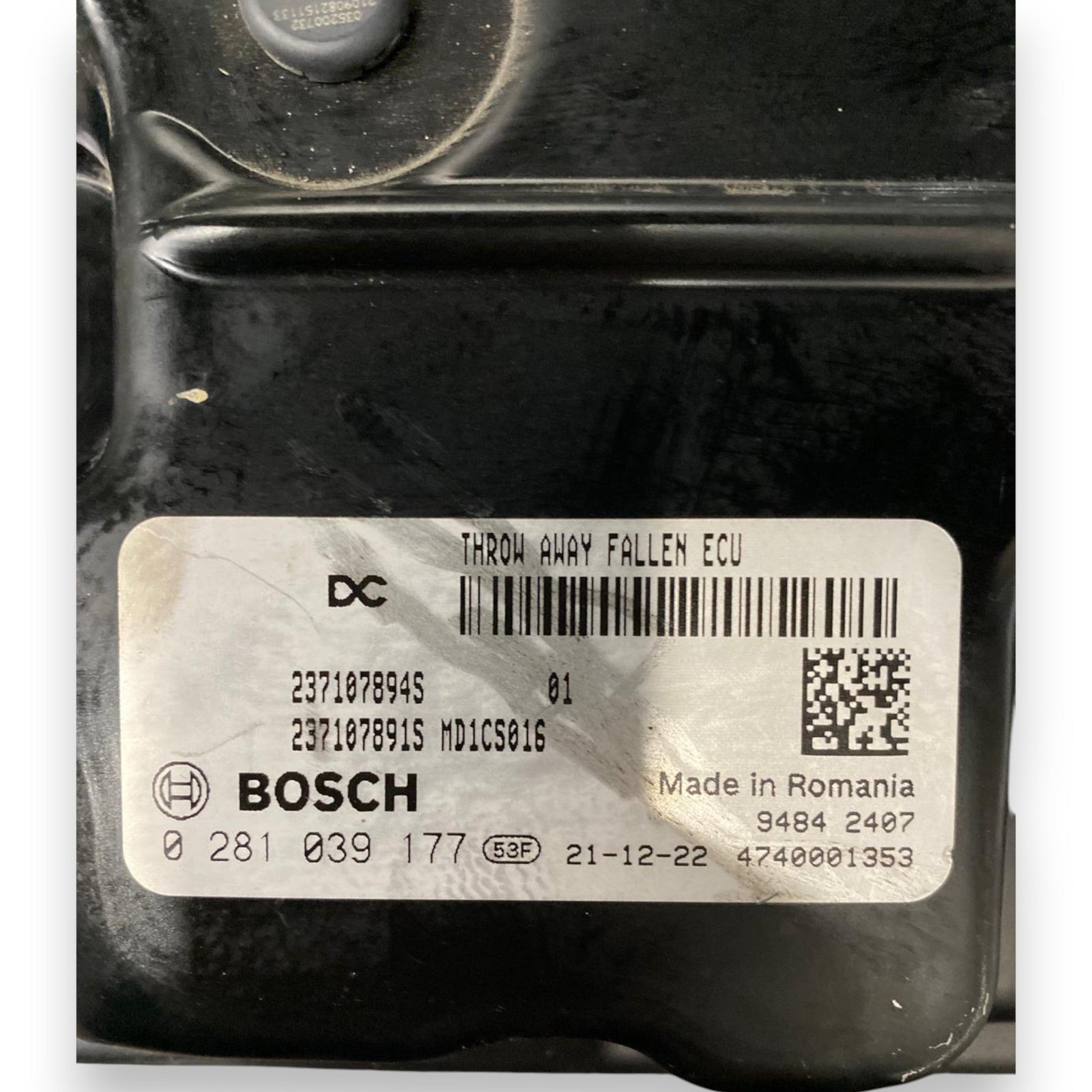 Centralina Ecu motore Renault Express 1.5 Diesel (2020 - ) Cod: 0281039177 - F&P CRASH SRLS - Ricambi Usati