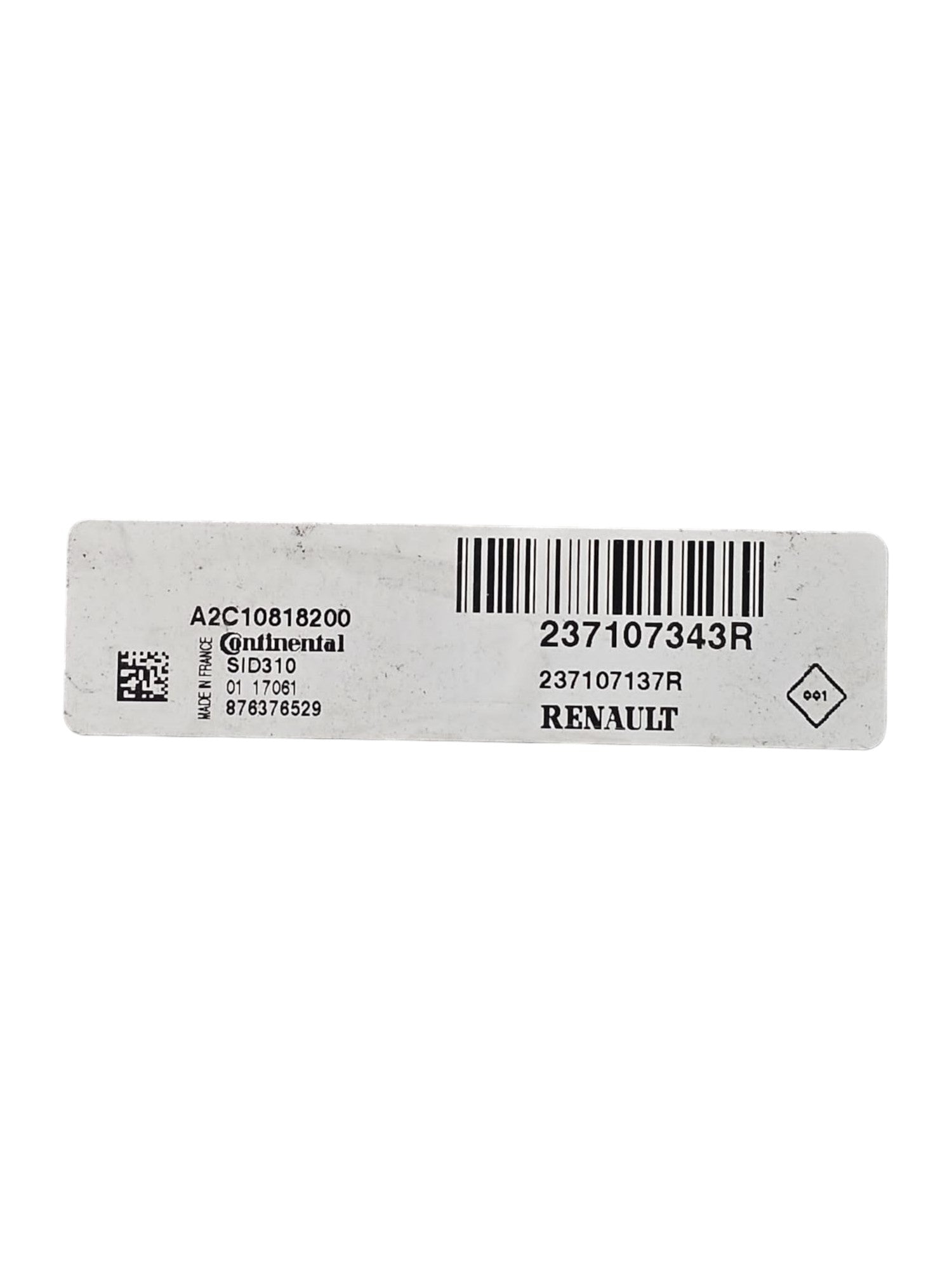 Centralina ECU Motore Renault Megane IV 1.5 Diesel Cod:237107343R (2015 - >) - F&P CRASH SRLS - Ricambi Usati