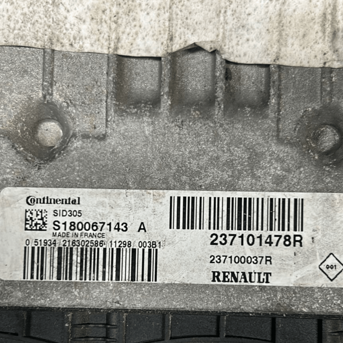 Centralina ecu motore renault scenic 1.5 diesel cod:237101478r (2009 > 2016) - F&P CRASH SRL - Ricambi Usati