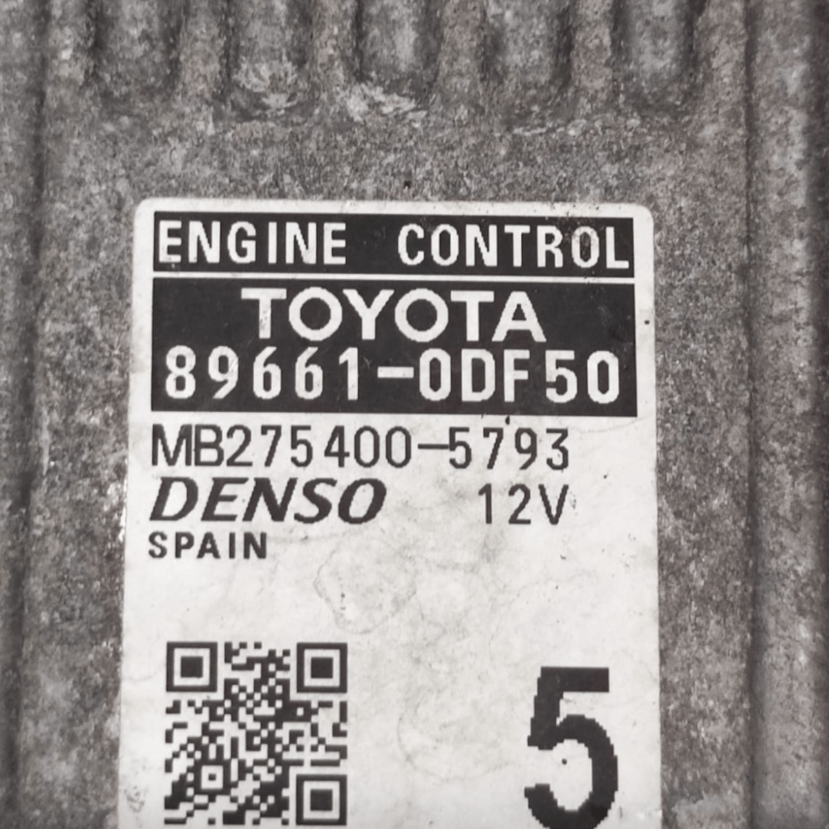 Centralina Ecu Motore Toyota Yaris III 1.3 Diesel COD: 896610DF50 (2011 - 2019) - F&P CRASH SRLS - Ricambi Usati