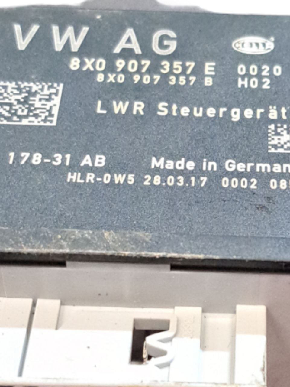 Centralina fari Audi A1 8X (2010-2018) COD:8X0907357E - F&P CRASH SRLS - Ricambi Usati