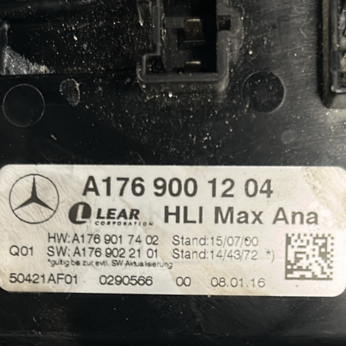 Centralina faro led mercedes benz classe a w176 cod:A1769001204 (2012 > 2018) - F&P CRASH SRLS - Ricambi Usati