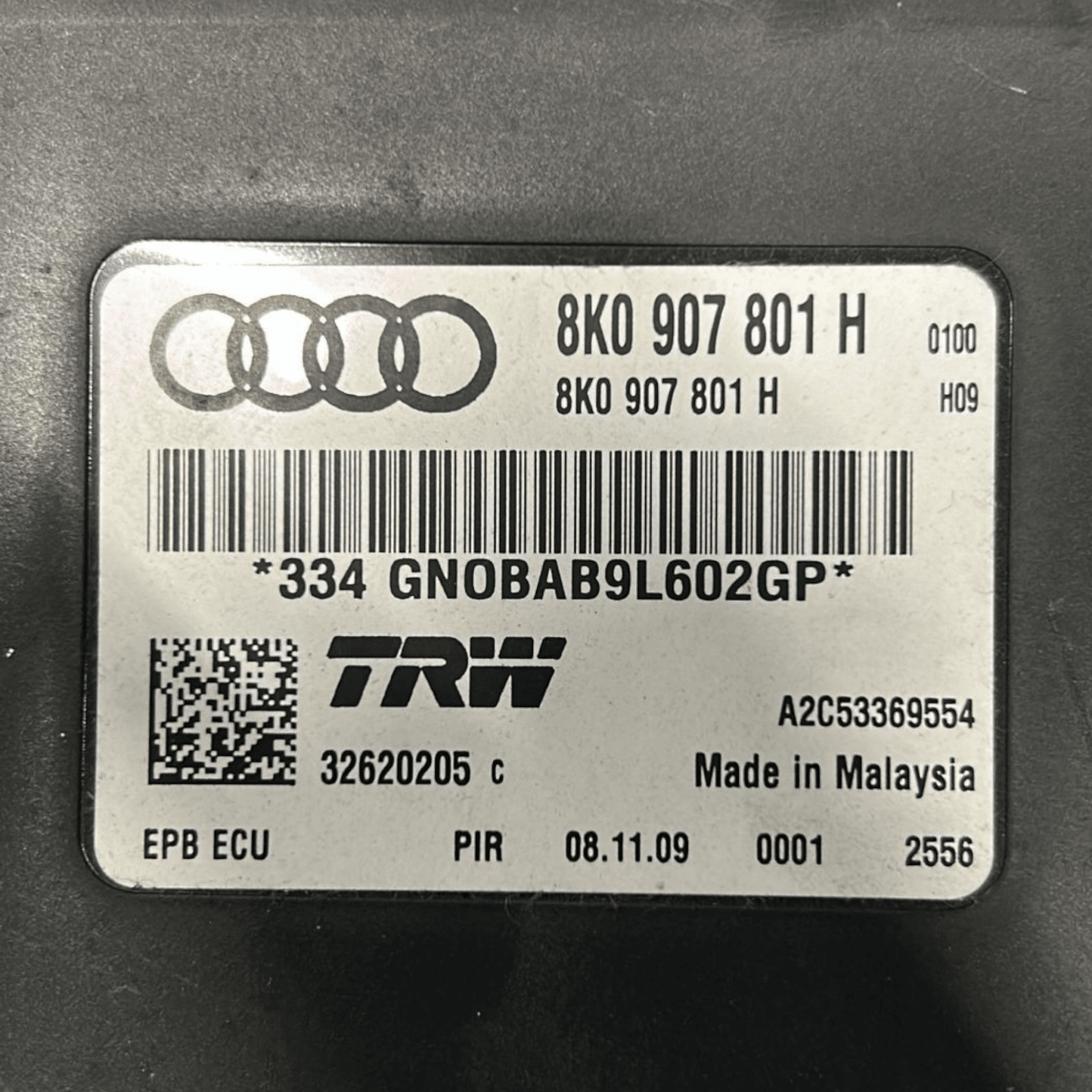 Centralina freno di stazionamento audi a4 b8 cod:8k0907801h (2007 > 2016) - F&P CRASH SRL - Ricambi Usati