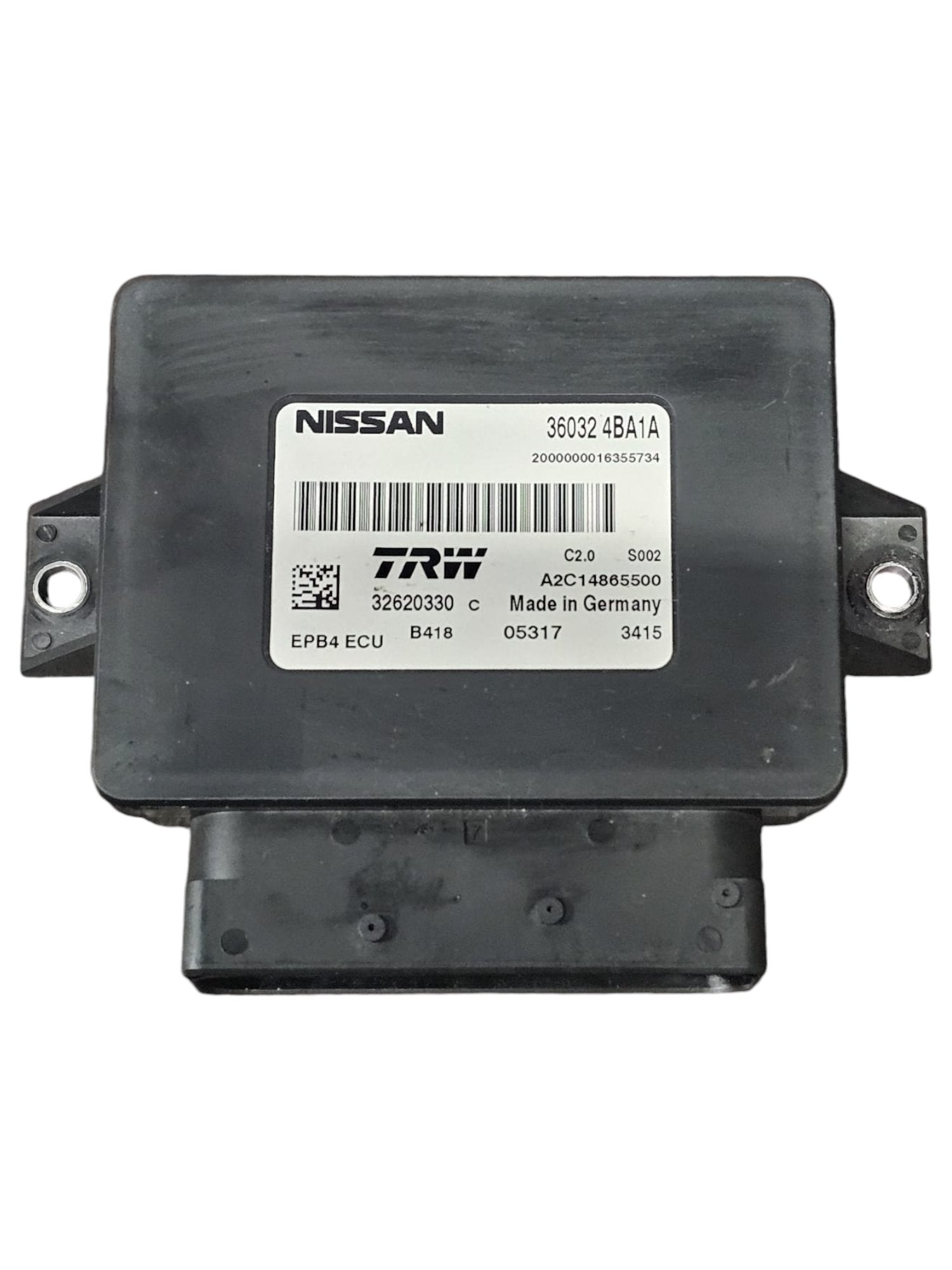 Centralina Freno di Stazionamento / Freno a Mano Nissan Qashqai J11 Cod:360324BA1A (2014 - 2021) - F&P CRASH SRLS - Ricambi Usati