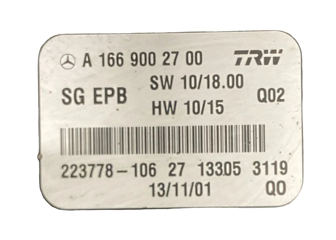 Centralina freno di stazionamento mercedes benz classe b w246 cod . A1669002700 (2011 > 2019) - F&P CRASH SRL - Ricambi Usati