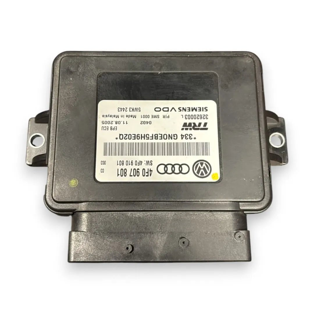 Centralina freno di stazionamento elettromeccanico Audi A6 4F 2004–2009 cod. 4F0907801