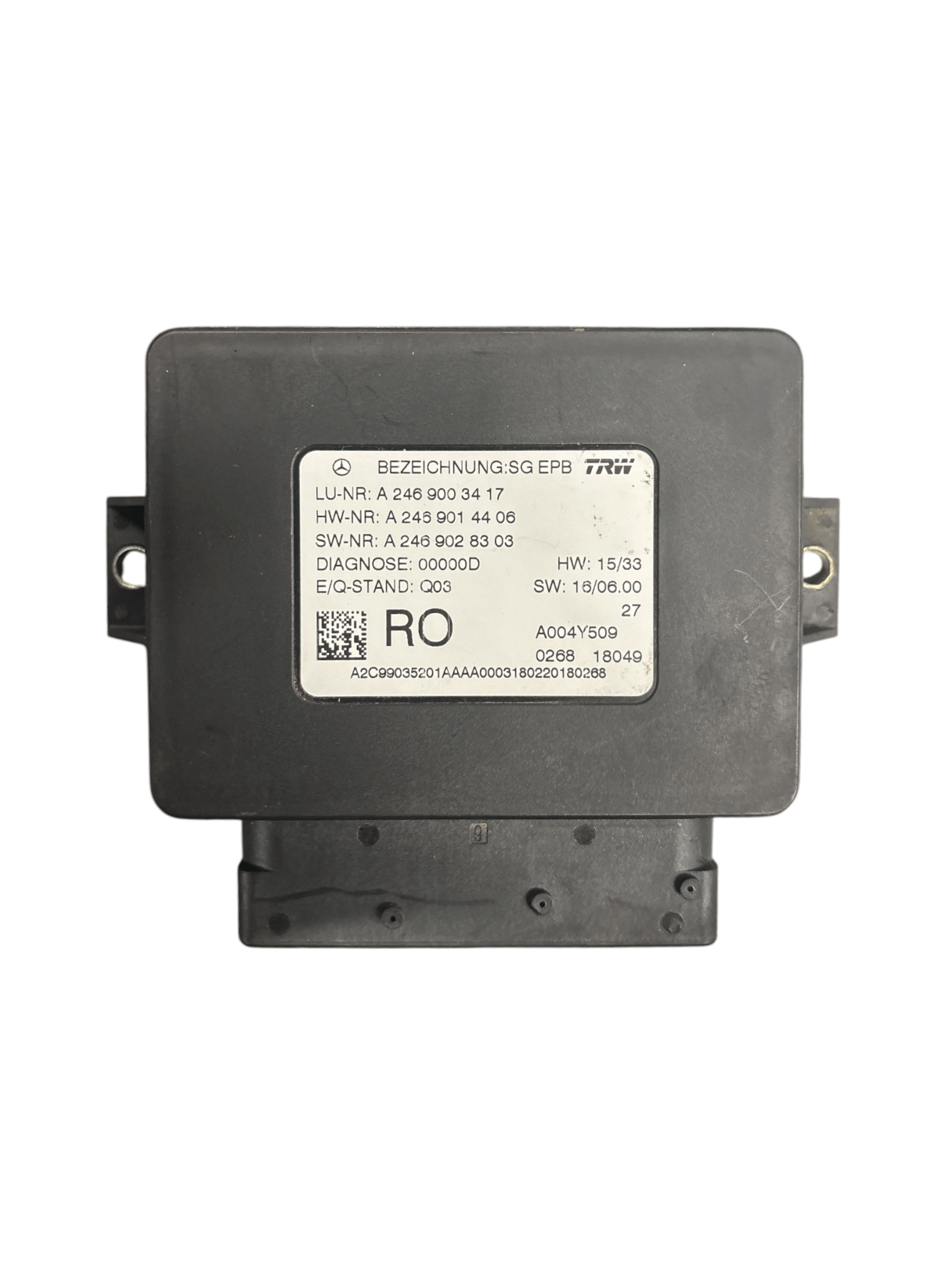 Centralina Freno Stazionamento Mercedes - Benz Classe B (w246) cod:A2469003417 - F&P CRASH SRLS - Ricambi Usati