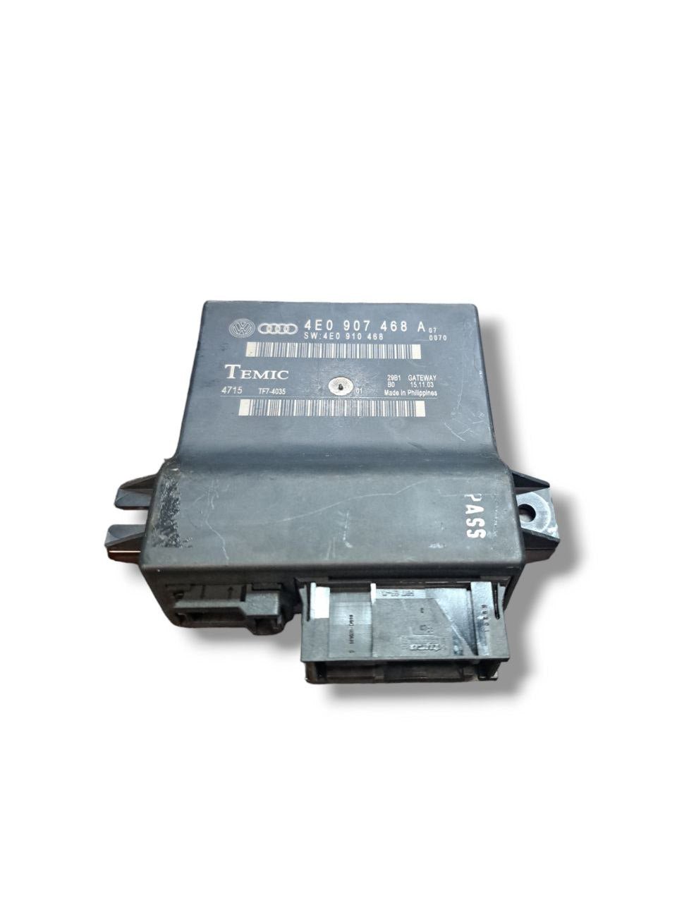 Centralina Gateway Audi A8 4E ( 2003 - 2009 ) COD:4E0907468A - F&P CRASH SRLS - Ricambi Usati