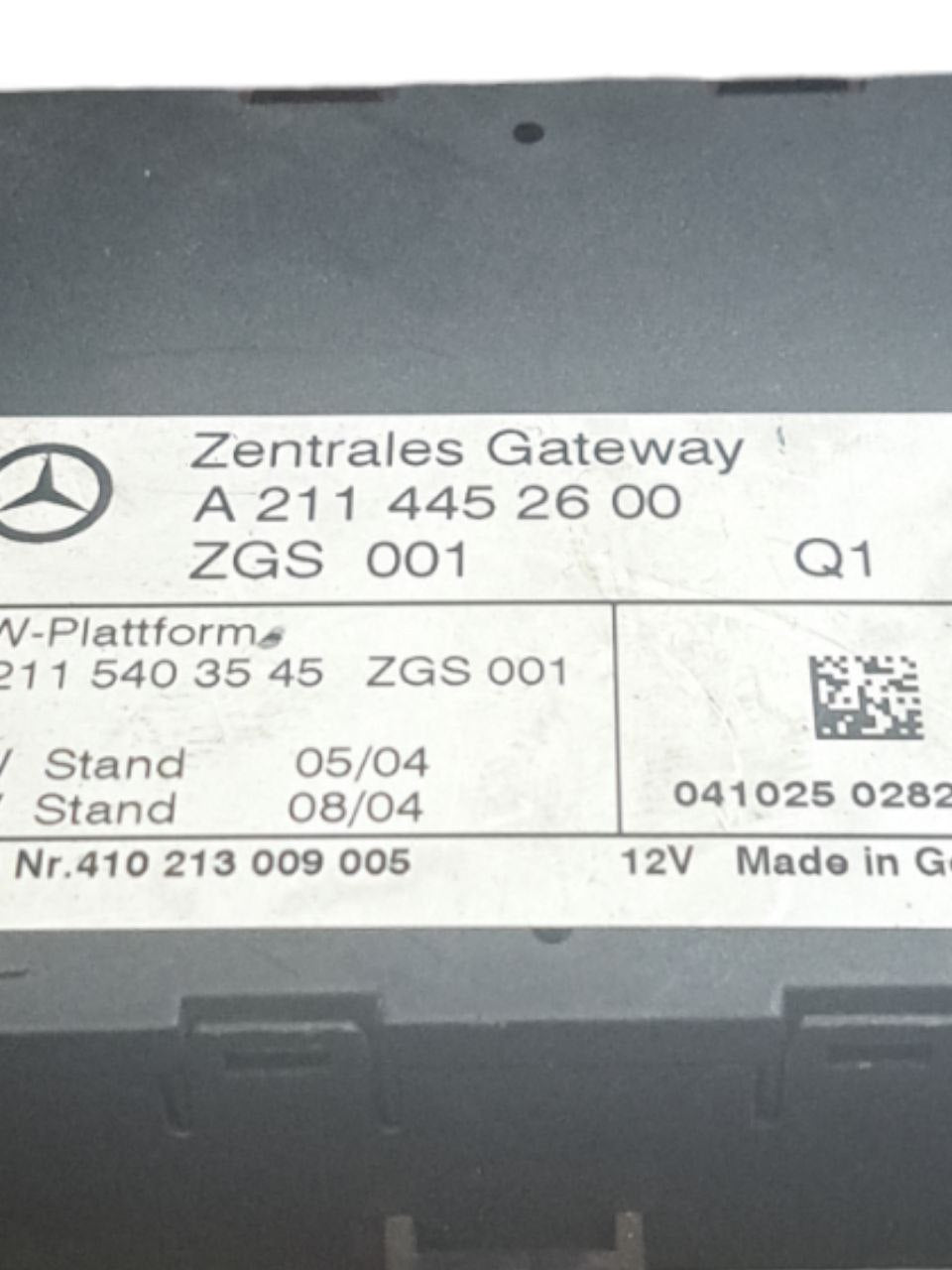 Centralina Gateway Mercedes - Benz Classe E W211 (2002 - 2007) COD:A2114452600 - F&P CRASH SRLS - Ricambi Usati