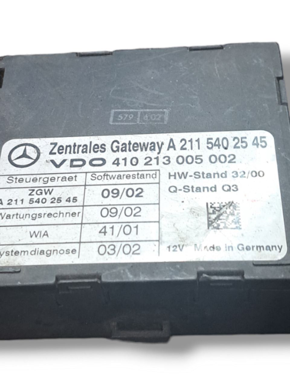 Centralina Gateway Mercedes - Benz Classe E W211 (2002 - 2007) COD:A2115402545 - F&P CRASH SRLS - Ricambi Usati