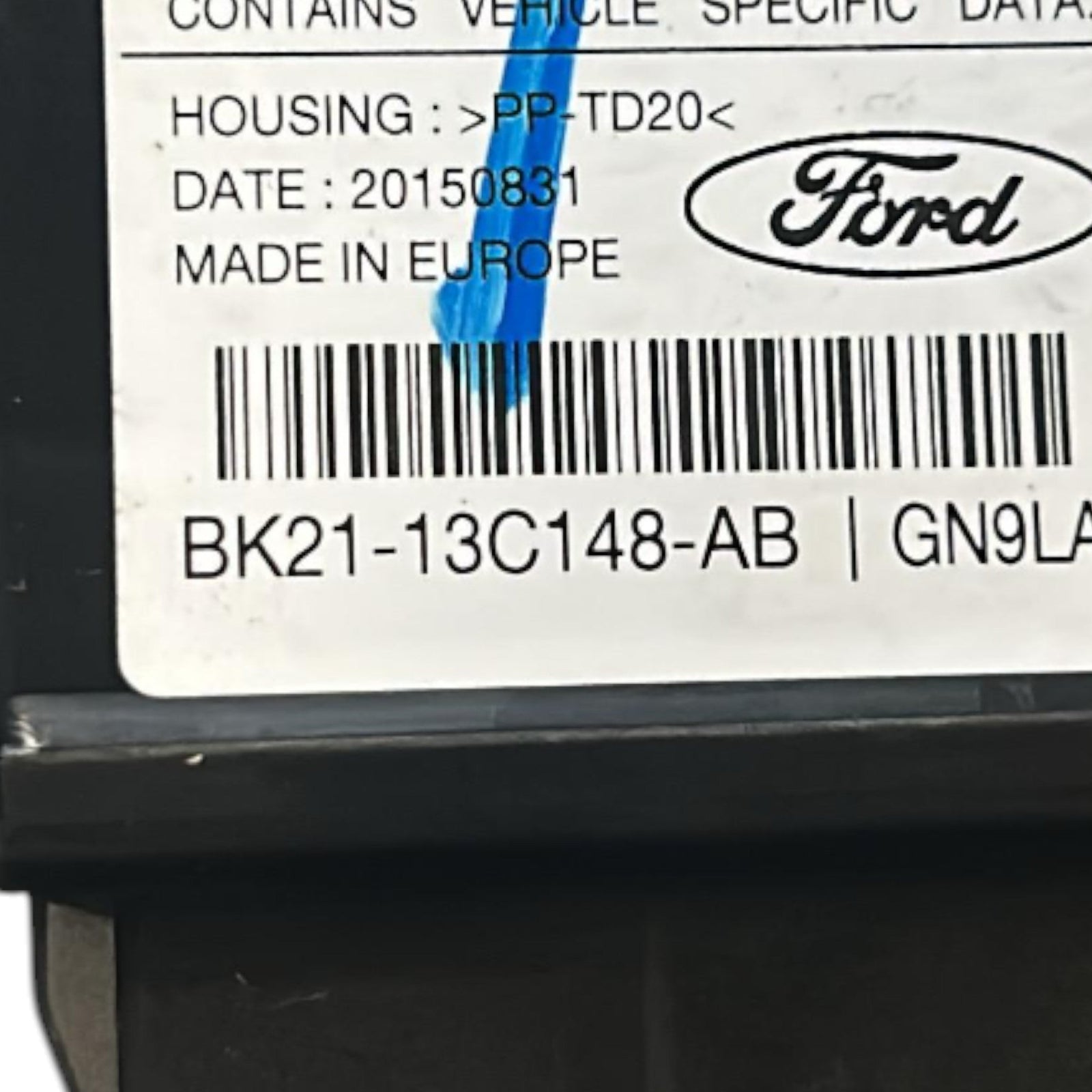 Centralina Illuminazione Ford Transit Custom cod.BK21 - 13C148 - AB (2012 > 2018) - F&P CRASH SRLS - Ricambi Usati