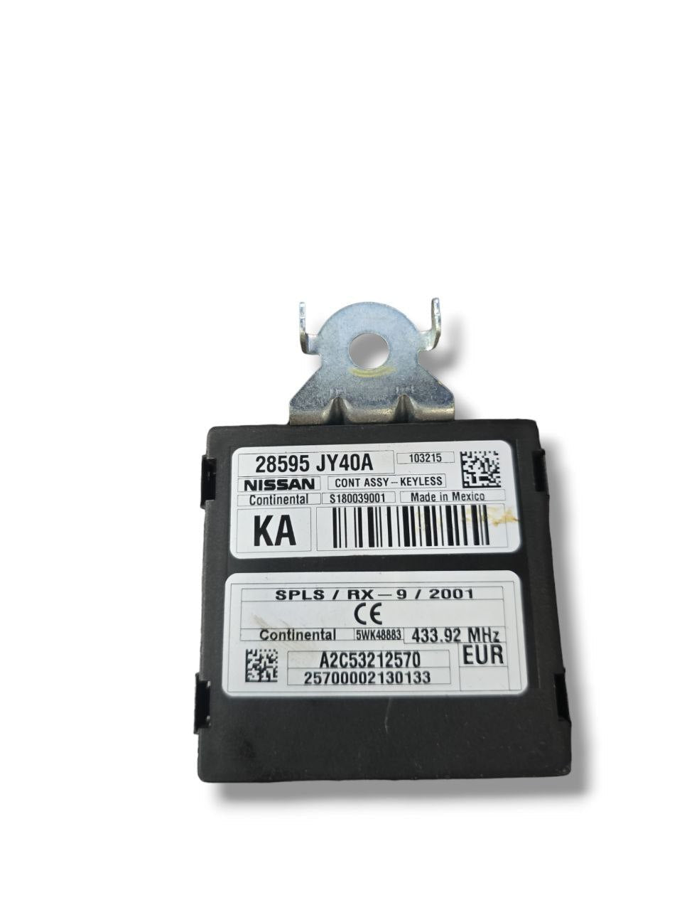 CENTRALINA KEYLESS RENAULT KOLEOS (2007 - 2016) Cod : 28595JY40A - F&P CRASH SRLS - Ricambi Usati