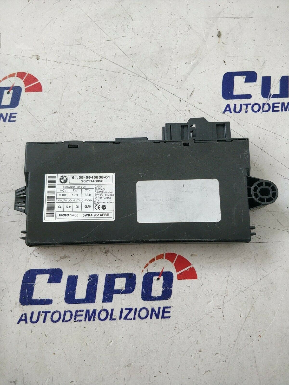 Centralina Modulo Comfort Bmw X5 E70 3.0 Diesel Cod: 61.35-6943838-01 - F&P CRASH SRLS - Ricambi Usati