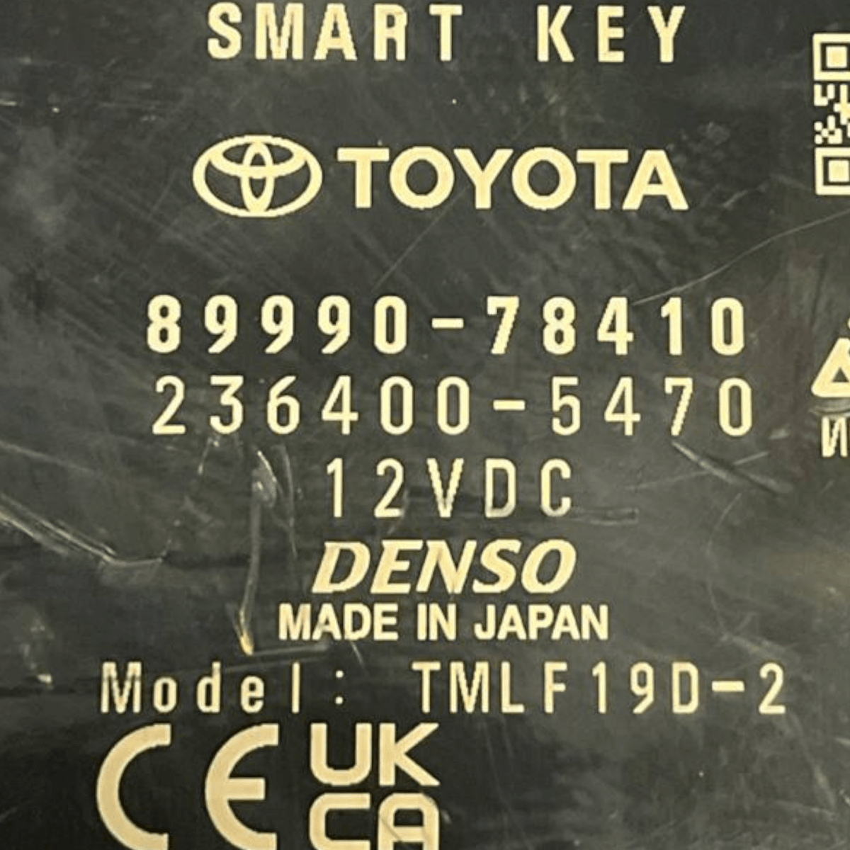 Centralina / Modulo Keyless Lexus NX II (2021 - ) cod: 89990 - 78410 - F&P CRASH SRLS - Ricambi Usati