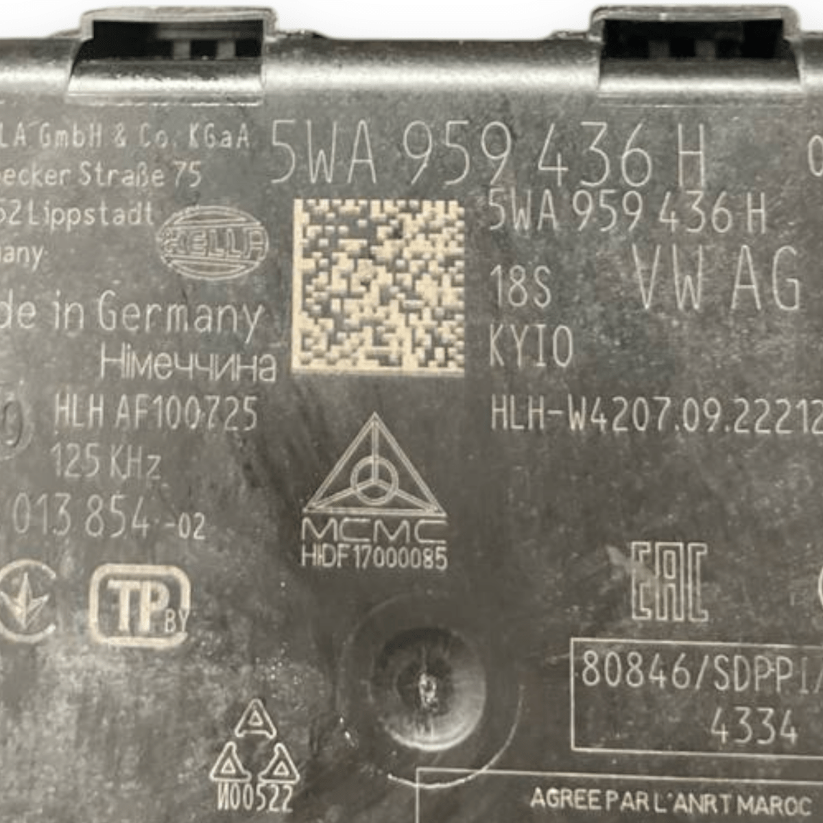 Centralina / Modulo Keyless Skoda Octavia IV (2019 - ) cod: 5WA959436H - F&P CRASH SRLS - Ricambi Usati