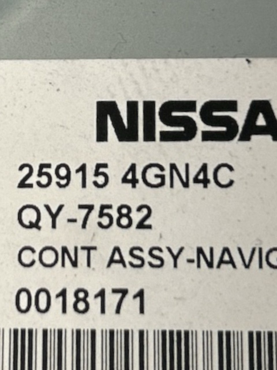 Centralina / Modulo Navigazione / GPS Infiniti (Q30) (2015 > 2019) cod.259154GN4C - F&P CRASH SRLS - Ricambi Usati