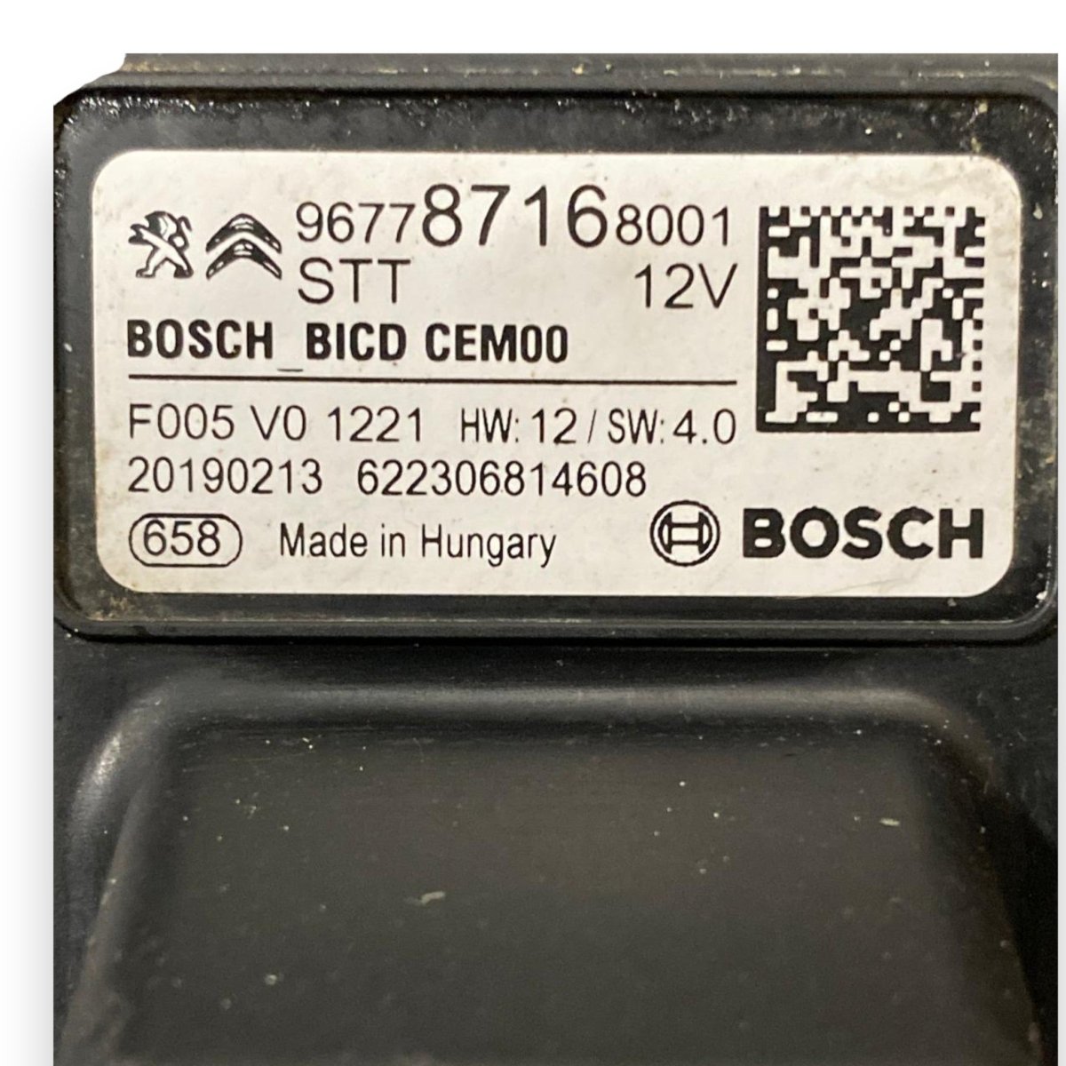 Centralina / modulo start & stop Citroen C3 III (2016 - ) Cod: 967787168001 - F&P CRASH SRLS - Ricambi Usati