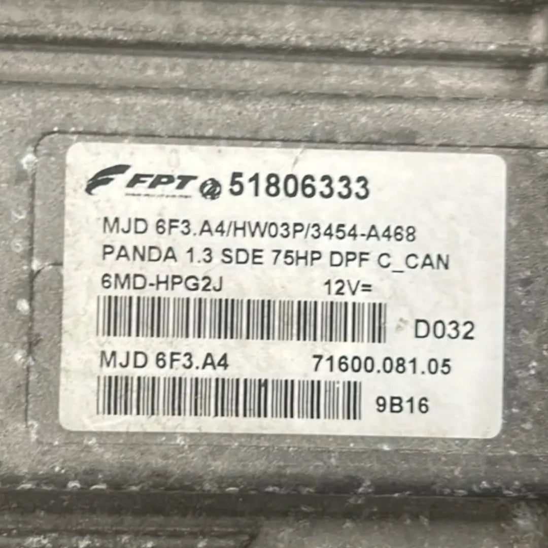 Dettaglio Centralina motore ECU Fiat Panda II 2003–2010 cod. 51806333 - foto 3