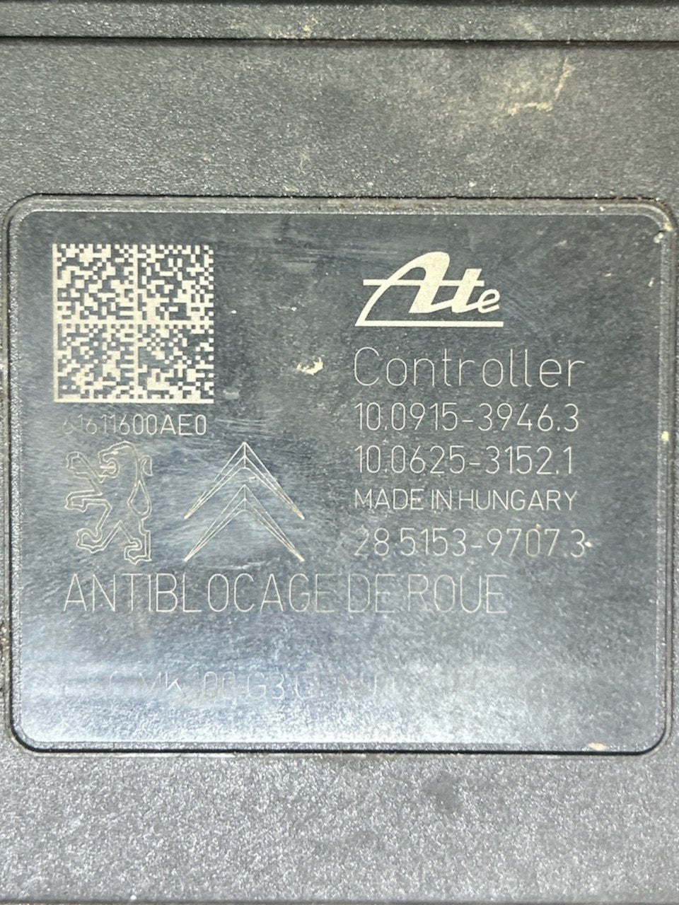 Centralina / Pompa ABS Citroen C4 Cactus 1.6 Diesel (2014 > 2020) cod.10091539463 - F&P CRASH SRLS - Ricambi Usati