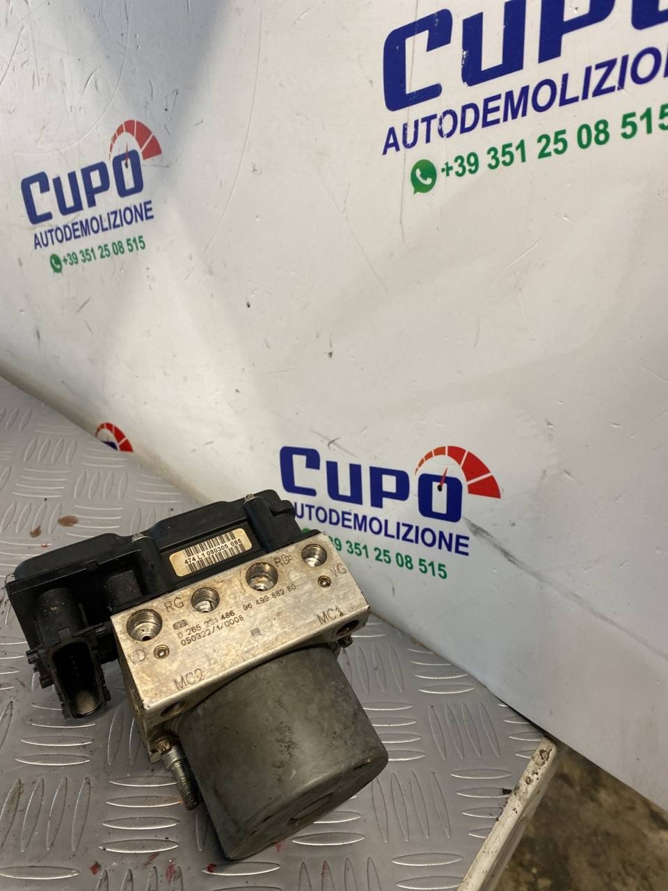 Centralina pompa abs Citroen c4 cod:9649988280 0265231486 - F&P CRASH SRLS - Ricambi Usati