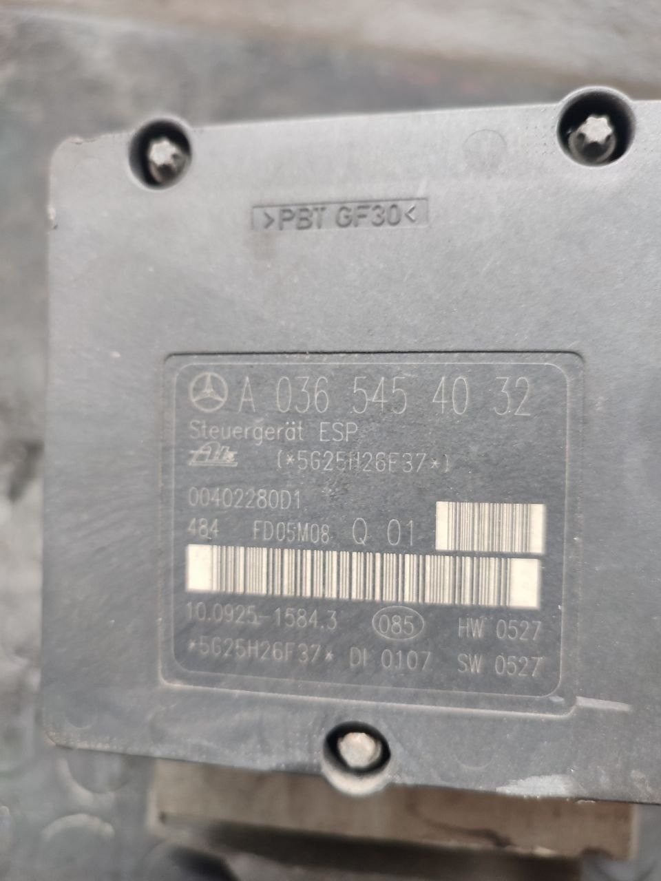 Centralina pompa abs Mercedes classe C ( w203 ) cod a0365454032 - F&P CRASH SRLS - Ricambi Usati