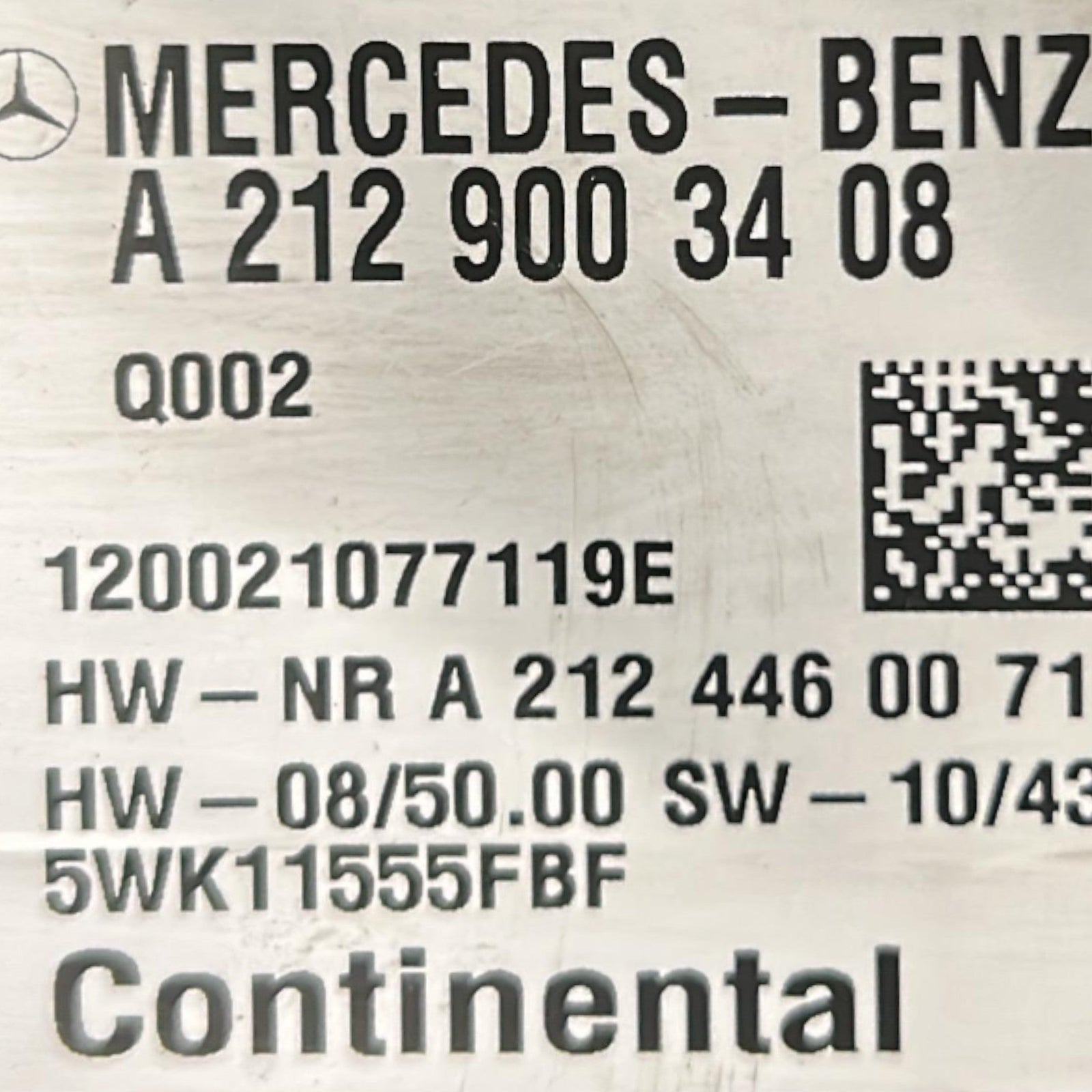 Centralina Pompa Carburante Mercedes Benz Classe E (W212) cod.A2129003408 2.2 Diesel (2009 > 2016) - F&P CRASH SRLS - Ricambi Usati