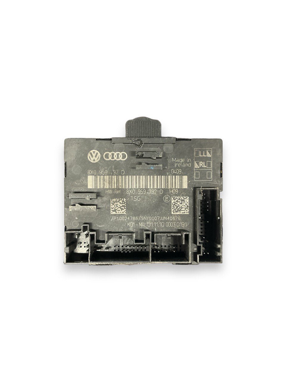 Centralina porta anteriore destra (dx) Audi A1 8X (2010 - 2018) COD:8X0959792D - F&P CRASH SRLS - Ricambi Usati