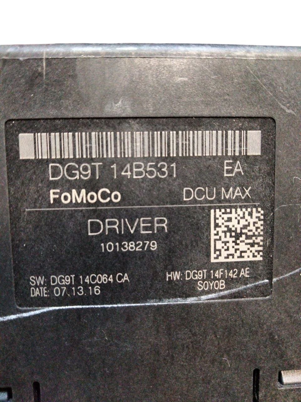 Centralina porta anteriore destra dx Ford Edge ( 2016 > )cod.DG9T14B531EA - F&P CRASH SRLS - Ricambi Usati