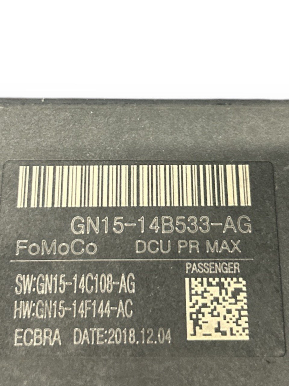 Centralina Porta Anteriore Destra Ford EcoSport (2012 > ) cod.GN15 - 14B533 - AG - F&P CRASH SRLS - Ricambi Usati