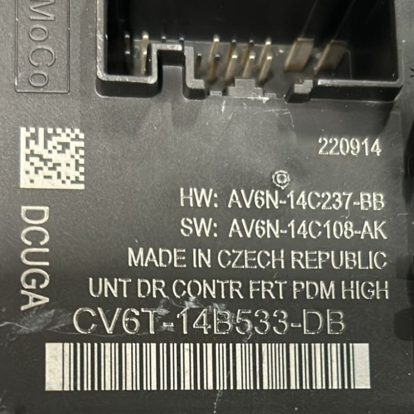 centralina Porta Anteriore Destra Ford Kuga cod:CV6T - 14B533 - DB (2012 > 2020) - F&P CRASH SRLS - Ricambi Usati