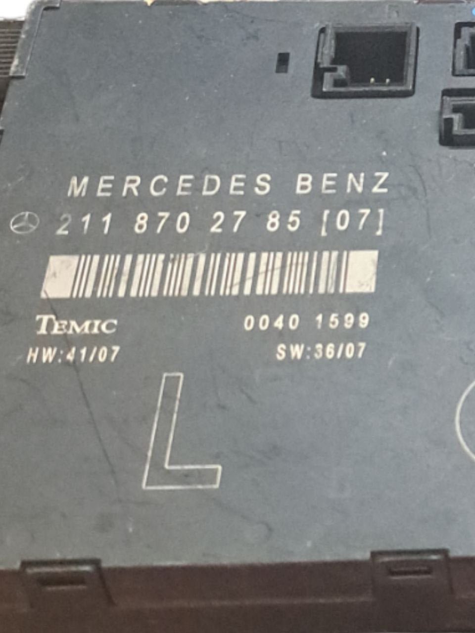 Centralina Porta Anteriore sinistra Mercedes - Benz Classe E W211 COD:2118702785 (2002 - 2007) - F&P CRASH SRLS - Ricambi Usati