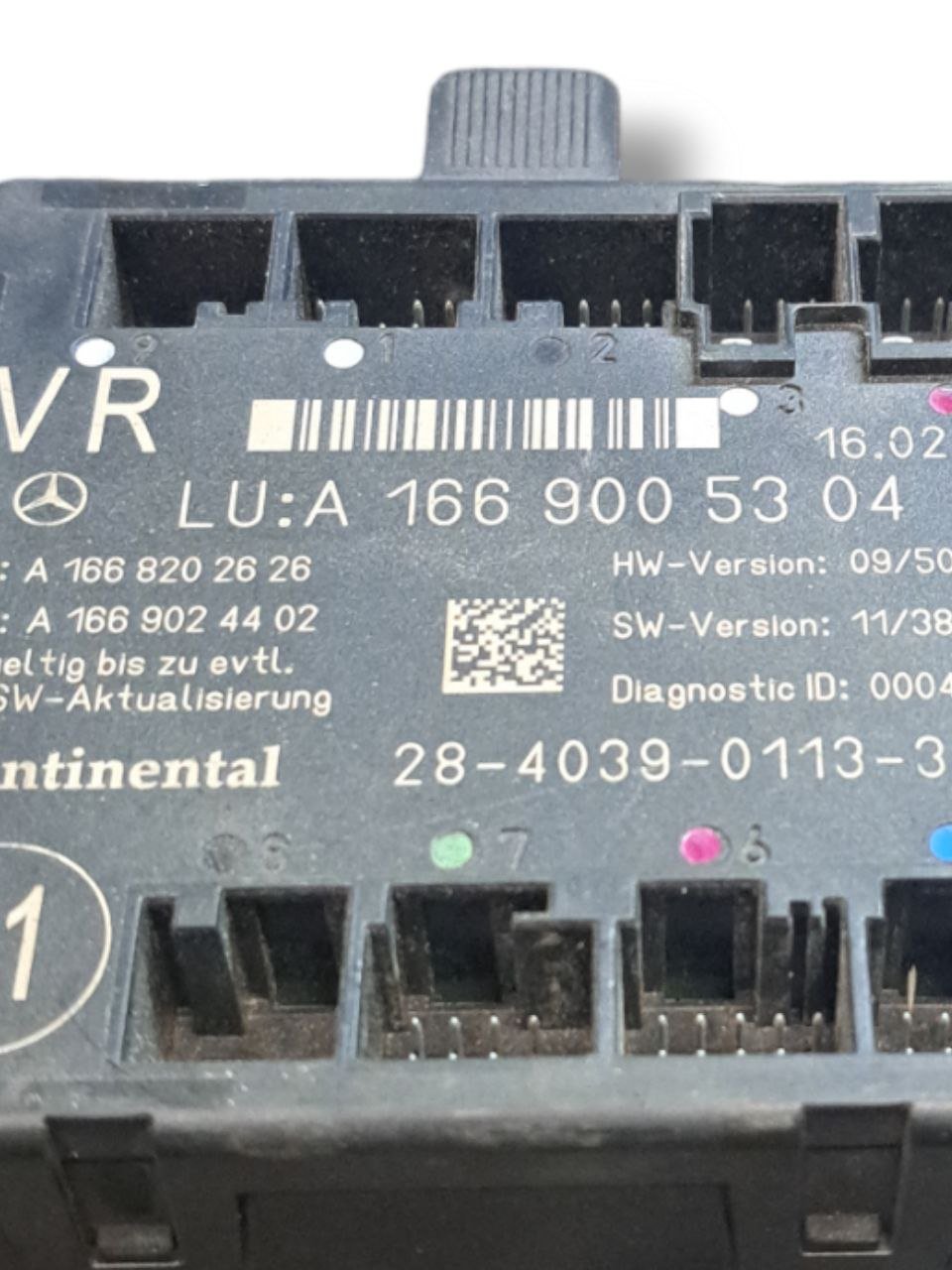 Centralina Porta anteriore Sinistra Mercedes - Benz ML W166 COD:A1669005304 (2011 - 2015) - F&P CRASH SRLS - Ricambi Usati