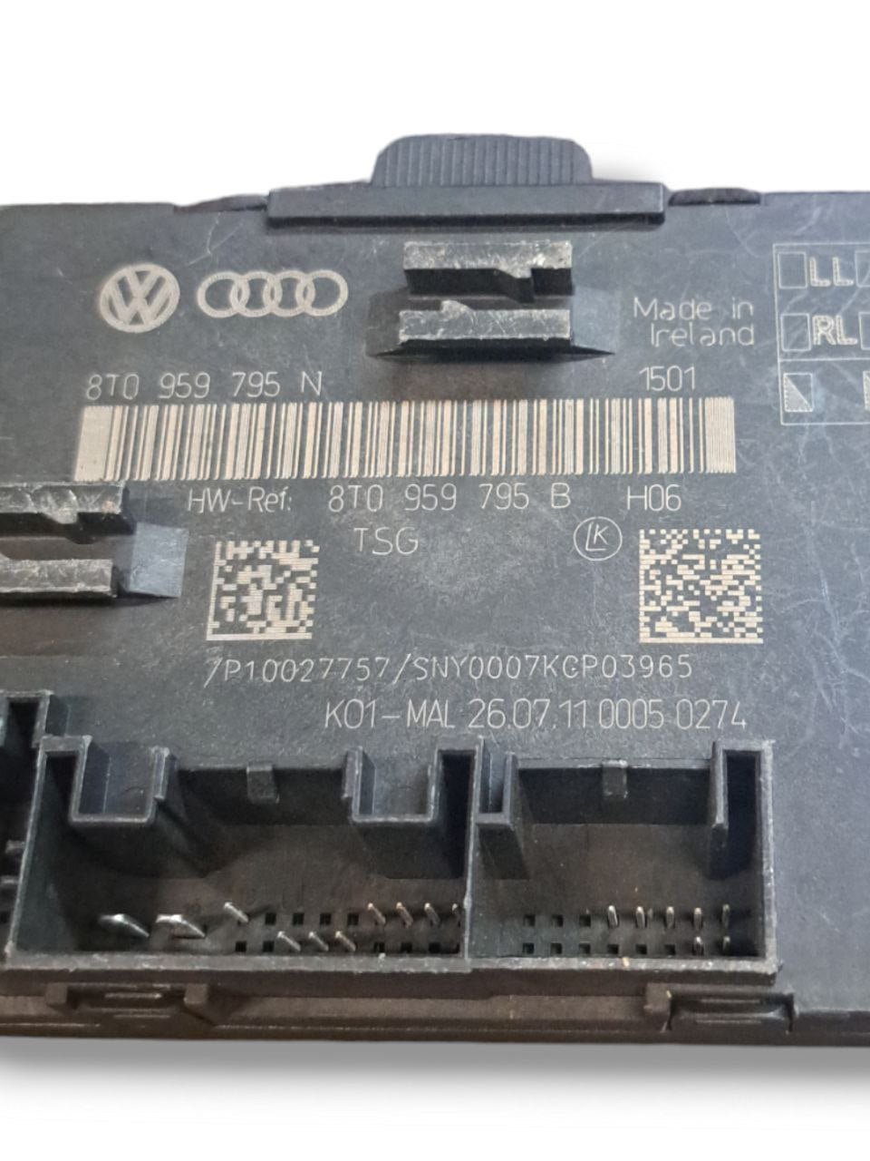 Centralina porta posteriore destra Audi A5 8T (2012) COD:8T0959795N - F&P CRASH SRLS - Ricambi Usati